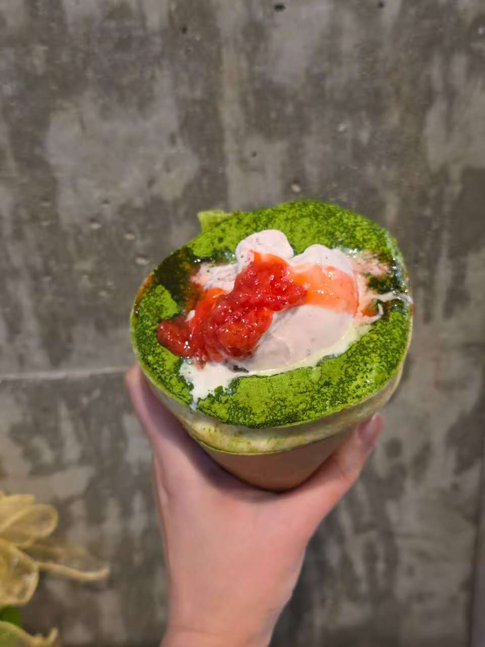 Strawberry Crepe - popular dessert or drink